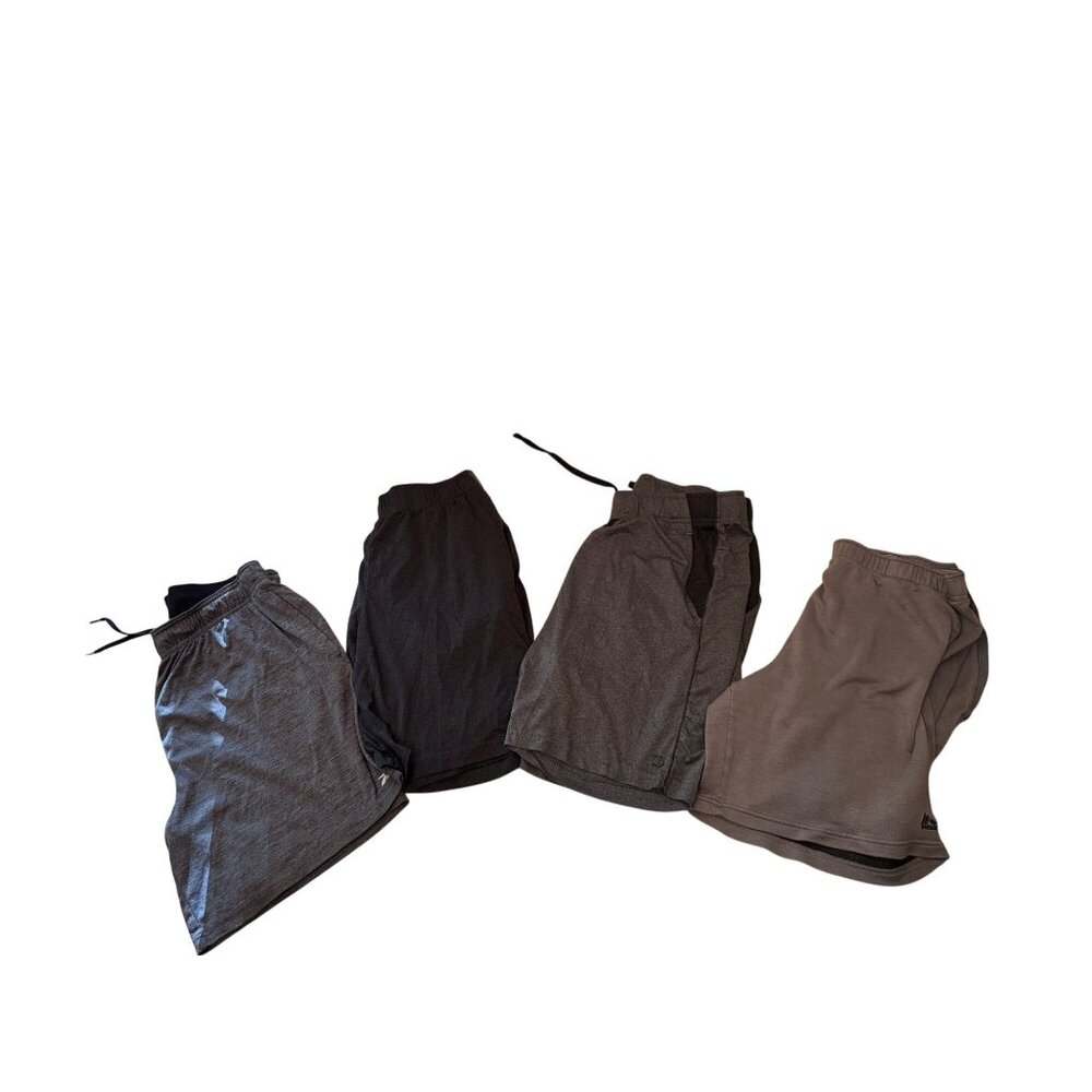 Men's workout shorts size of 4 pairs size large